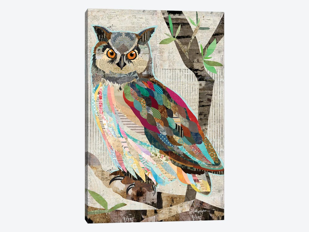 Owl Watch Over You by Traci Anderson 1-piece Canvas Wall Art