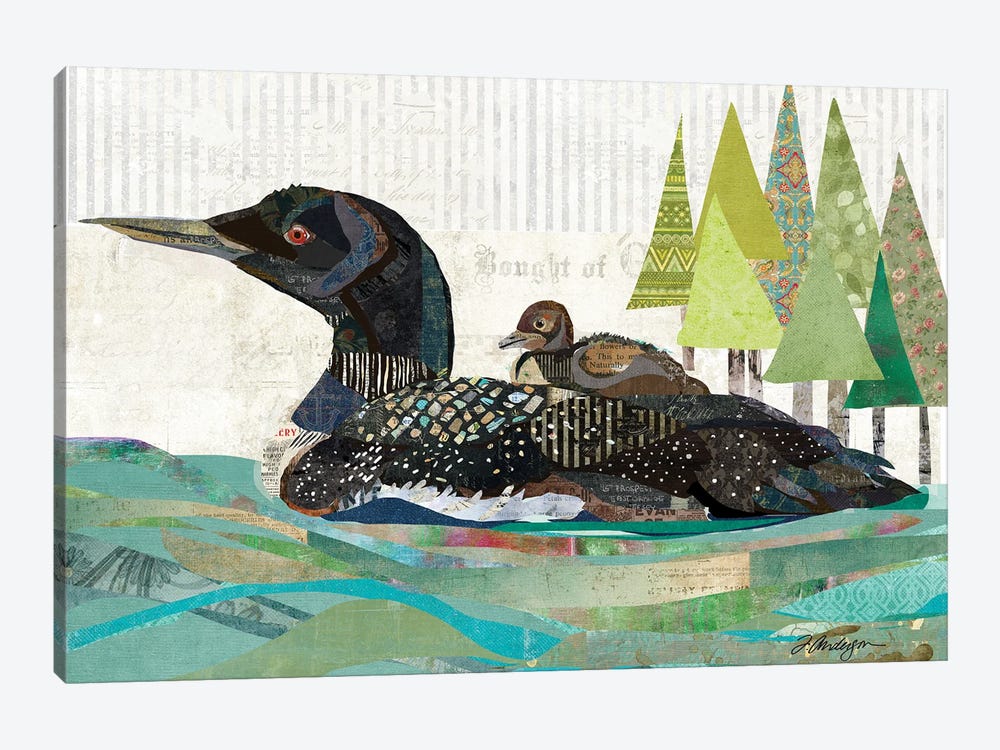 Avon Lake Loons by Traci Anderson 1-piece Art Print