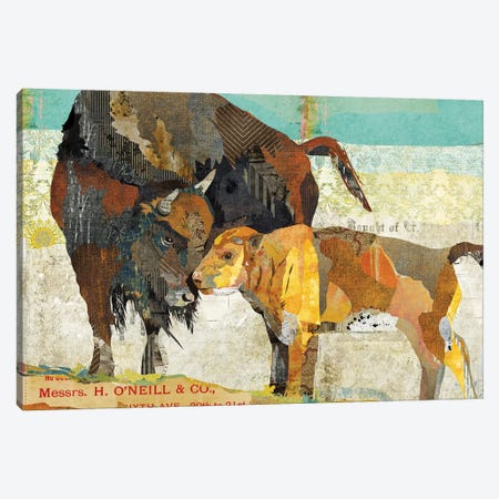 Bison Son Canvas Print #TRA18} by Traci Anderson Art Print