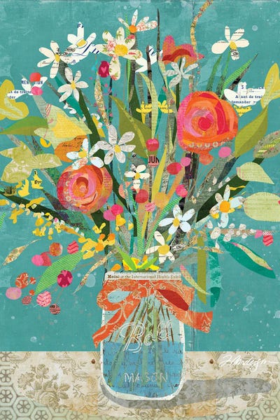 Traci Anderson: Mason Jar Wildflowers by Traci Anderson