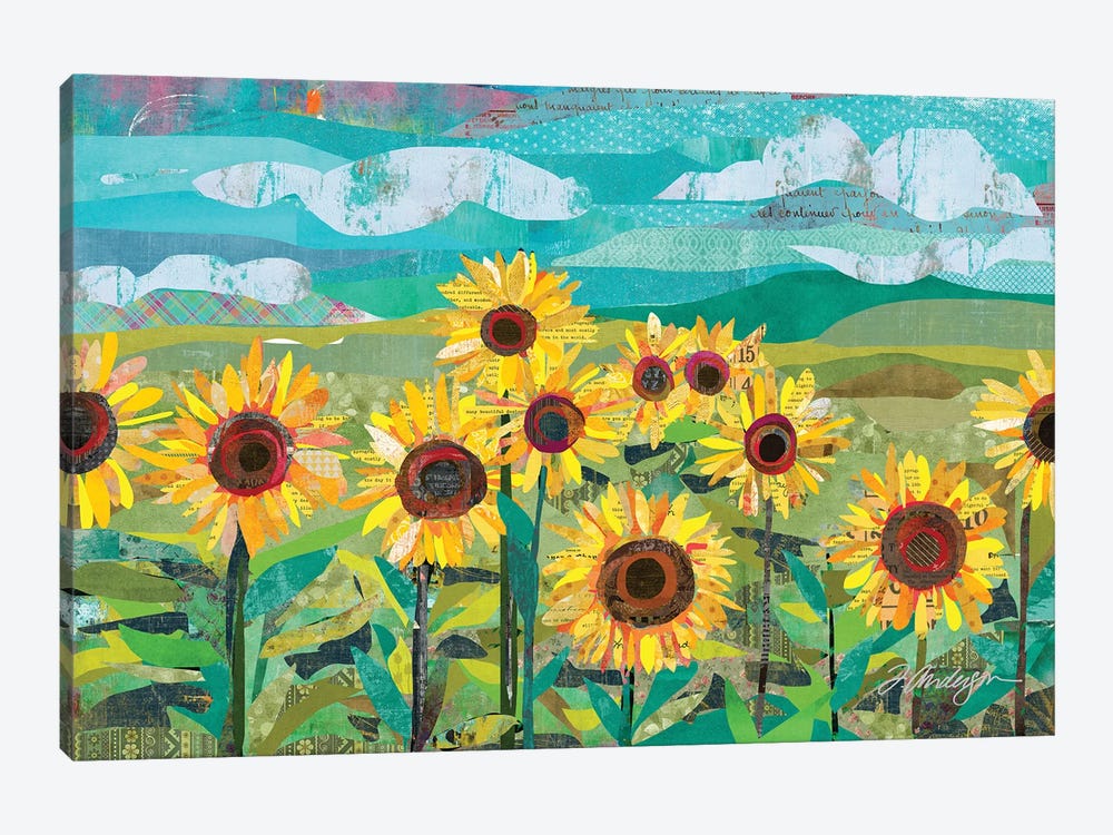 Sunflowers At Dusk by Traci Anderson 1-piece Canvas Art Print