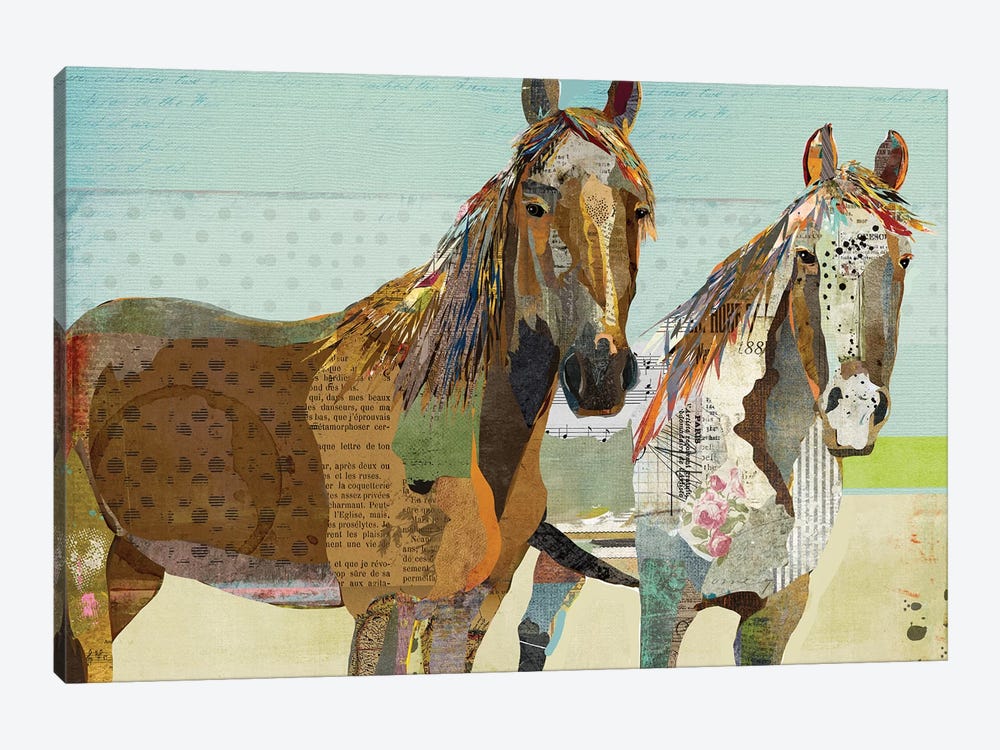 2 Horses by Traci Anderson 1-piece Art Print