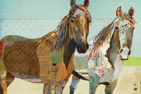 Traci Anderson: 2 Horses by Traci Anderson