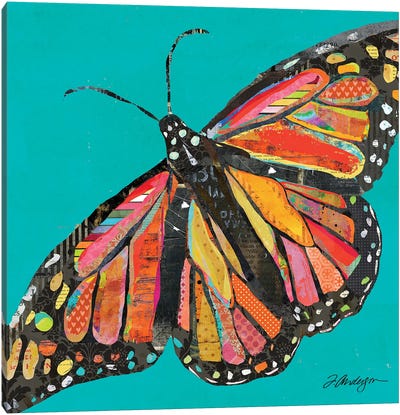 But What If I Fly? Canvas Art Print - Monarch Butterflies
