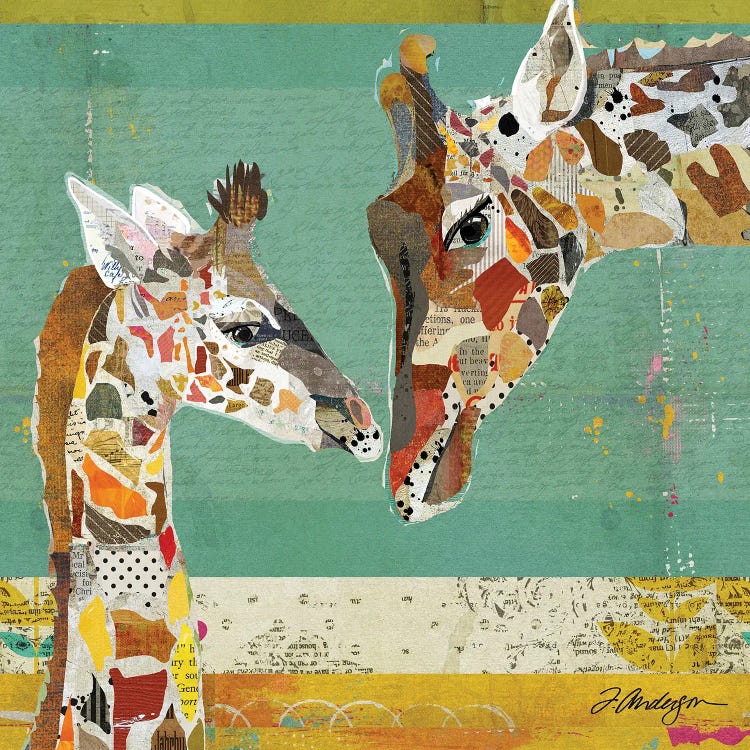 Giraffe and Calf