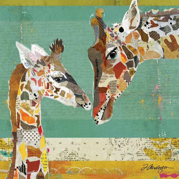Giraffe and Calf