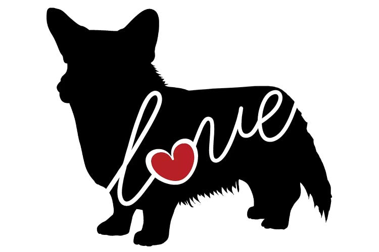 Cardigan Corgi by Traci Anderson wall art