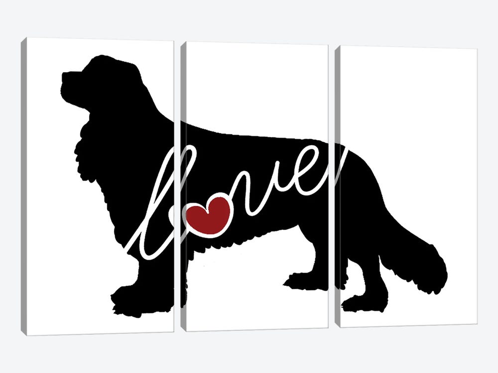 Cavalier King Charles by Traci Anderson 3-piece Art Print