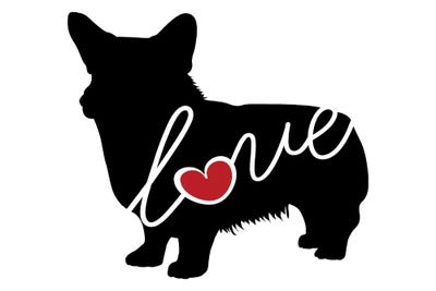 Corgi by Traci Anderson metal wall art