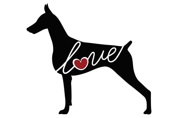 Doberman Docked by Traci Anderson wall art