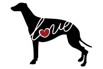 Greyhound by Traci Anderson framed wall art