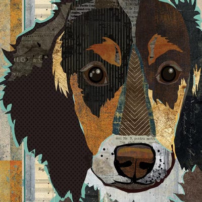 Long Haired Dachshund I by Traci Anderson canvas print