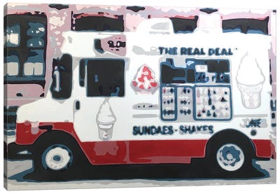 Real Deal Canvas Art Print - Ice Cream & Popsicle Art