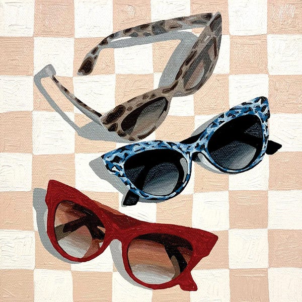 Eyewear: Checkered Shades by Tara Barr