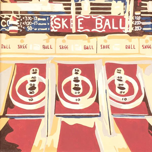 Amusement Parks: Skee Ball by Tara Barr