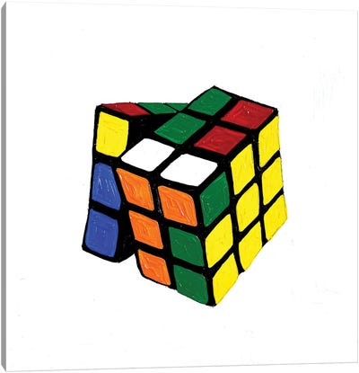 Cube Canvas Art Print - Rubik's Cube