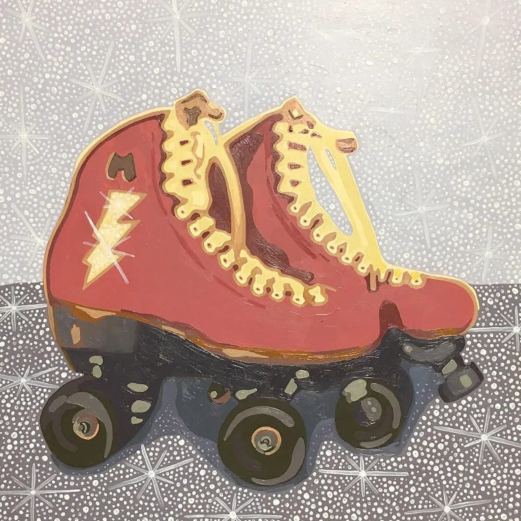 Red Roller Skates by Tara Barr wall art