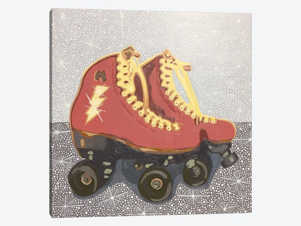 Red Roller Skates by Tara Barr 1-piece Art Print
