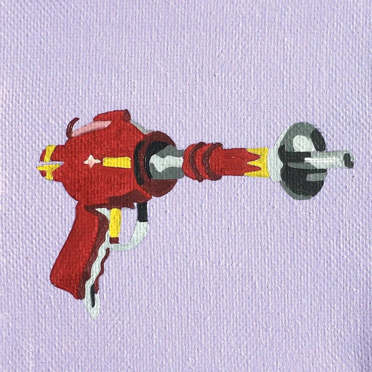 Red Raygun by Tara Barr wall art