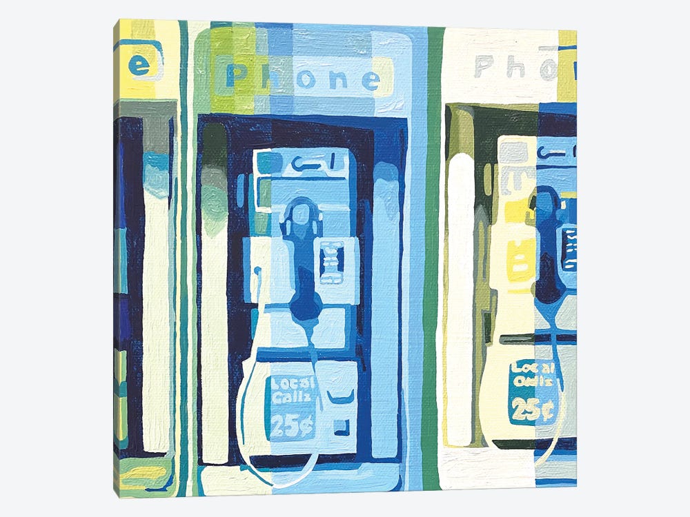 Payphones by Tara Barr 1-piece Canvas Print