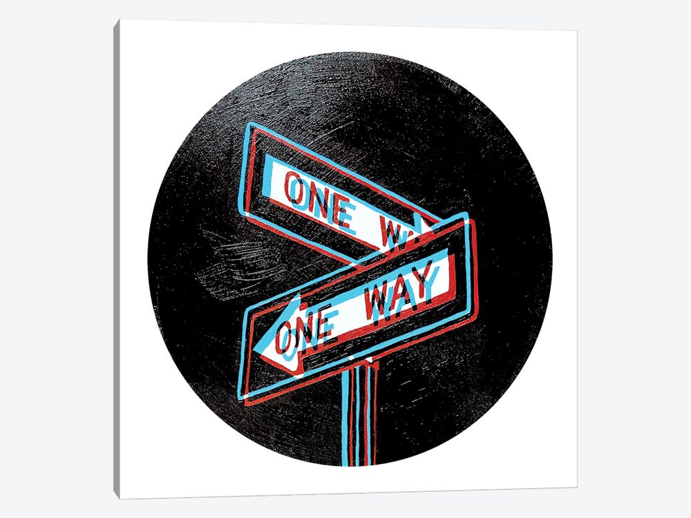 One Way by Tara Barr 1-piece Canvas Print