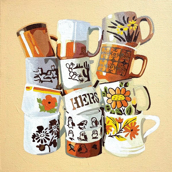 Tara Barr: Mug Stack by Tara Barr