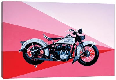 Motorcycle Canvas Art Print - Tara Barr