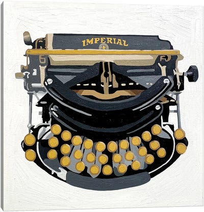 Imperial Canvas Art Print - Typewriters