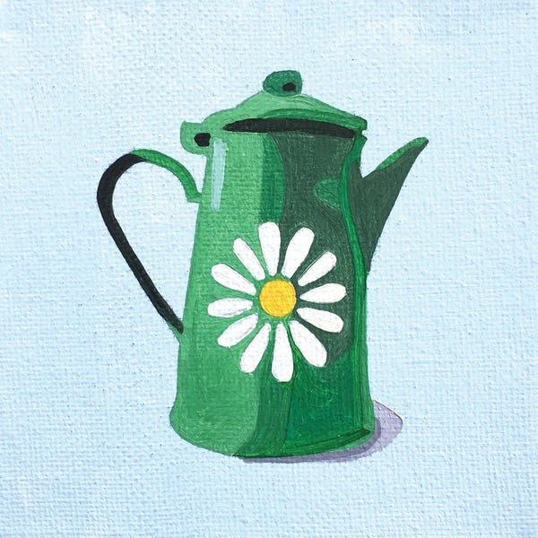 Pottery Still Life: Flower Pitcher by Tara Barr
