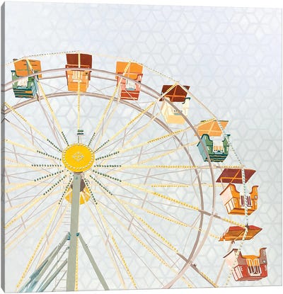 Ferris Wheel Canvas Art Print - Tara Barr