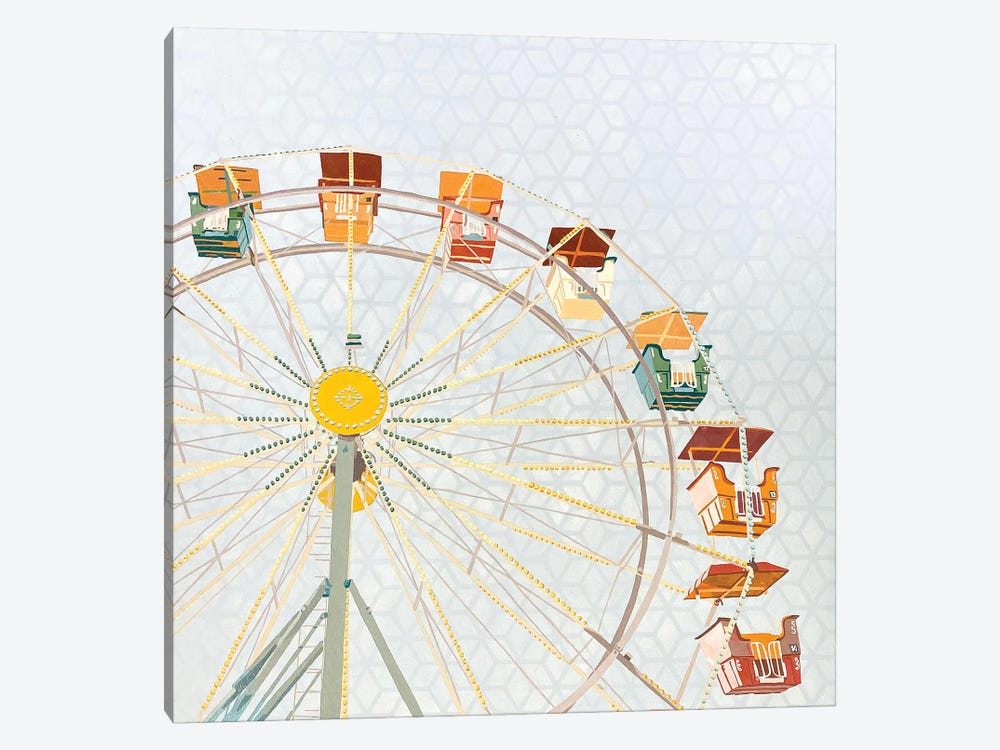 Ferris Wheel by Tara Barr 1-piece Canvas Artwork