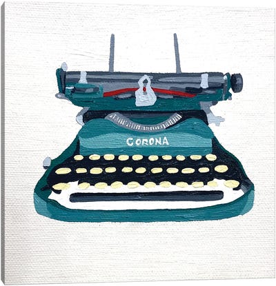 Corona Canvas Art Print - Typewriters