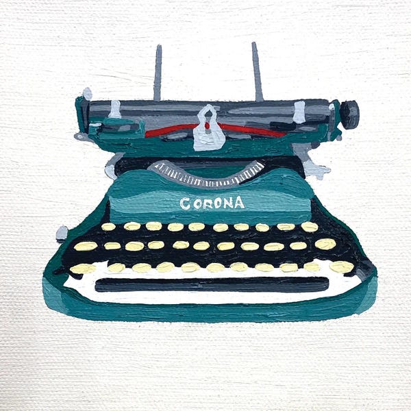 Typewriters: Corona by Tara Barr