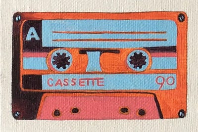 Cassette by Tara Barr canvas print