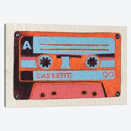 Cassette Canvas Print #TRB58} by Tara Barr Canvas Wall Art