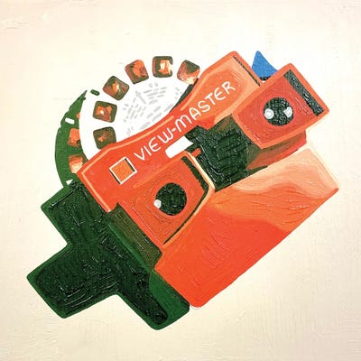 Viewmaster by Tara Barr art print