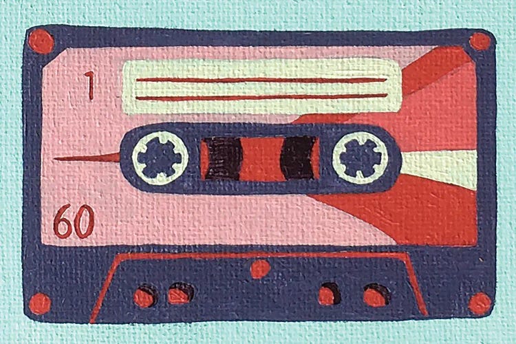 Cassette 60 by Tara Barr wall art