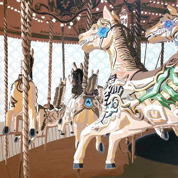 Amusement Parks: Carousel Horses by Tara Barr