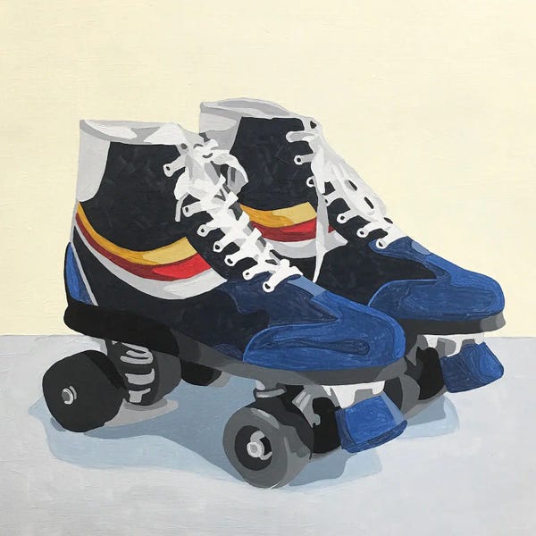 A New Take On Nostalgia: Blue Roller Skates by Tara Barr