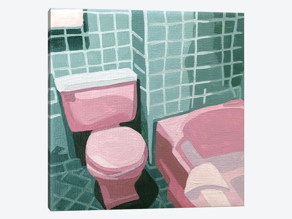 Bathroom by Tara Barr 1-piece Art Print
