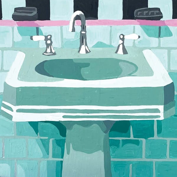 Tara Barr: Bathroom Sink by Tara Barr