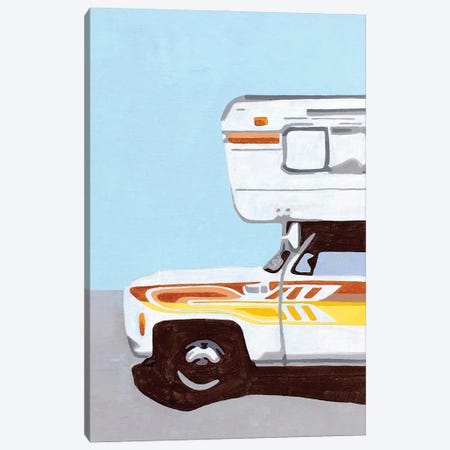 Truck Camper Canvas Print #TRB9} by Tara Barr Art Print