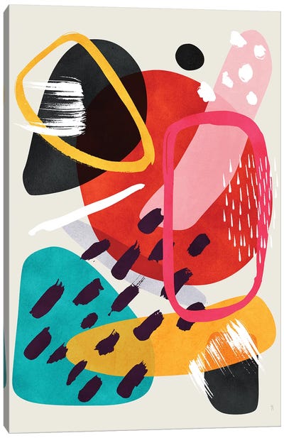 Mikah Canvas Art Print - Abstract Shapes & Patterns
