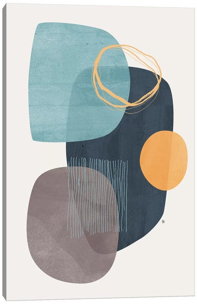 Cyra Canvas Art Print - Geometric Abstract Art