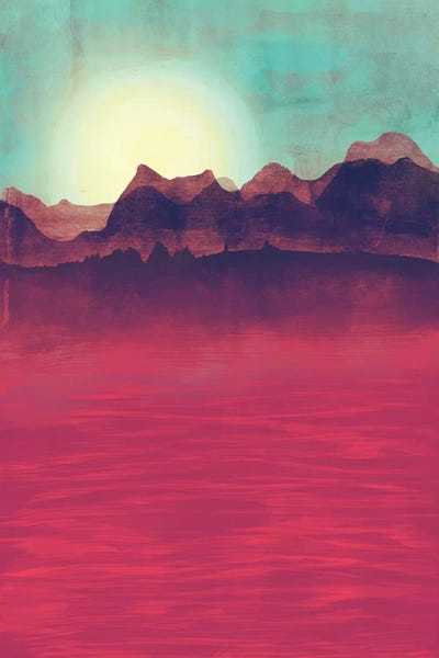 Distant Mountains by Tracie Andrews art print