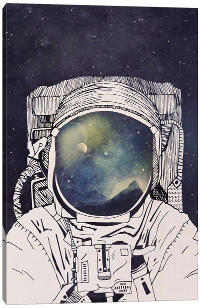 Dreaming Of Space Canvas Art Print - Astronomy & Space Art