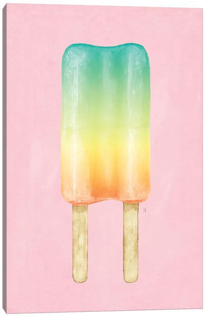 Duo Canvas Art Print - Ice Cream & Popsicle Art