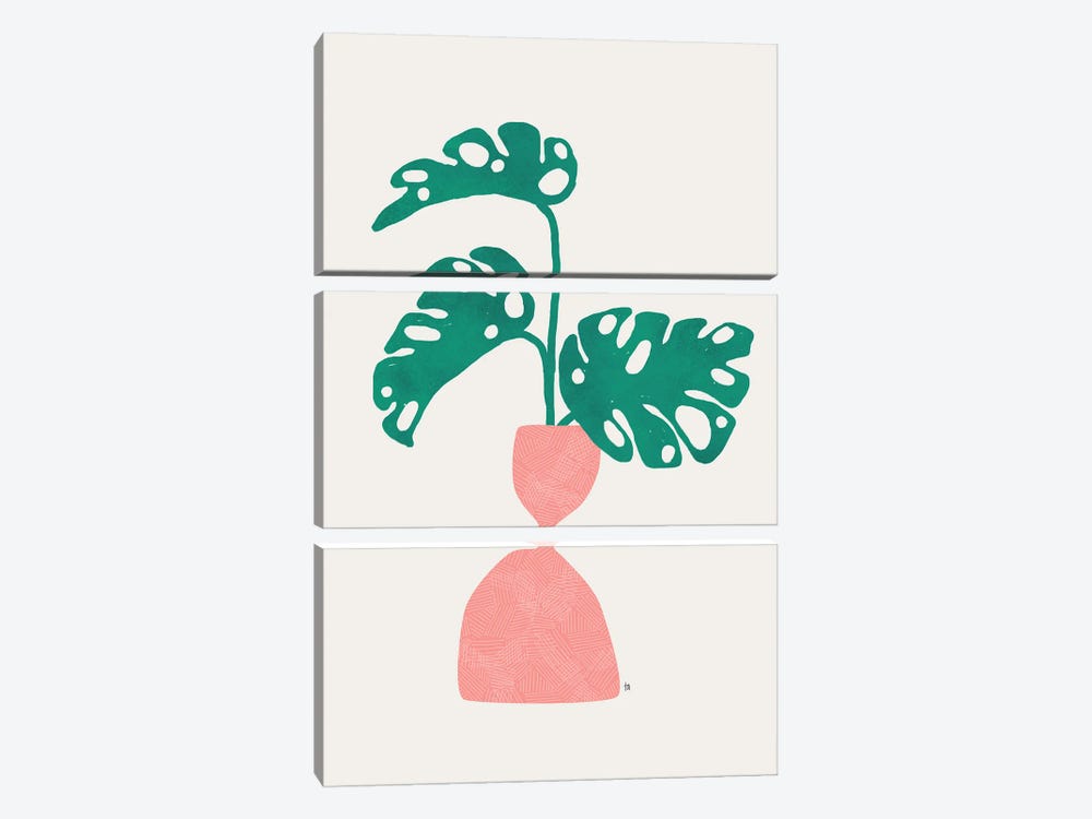 Monstera by Tracie Andrews 3-piece Art Print