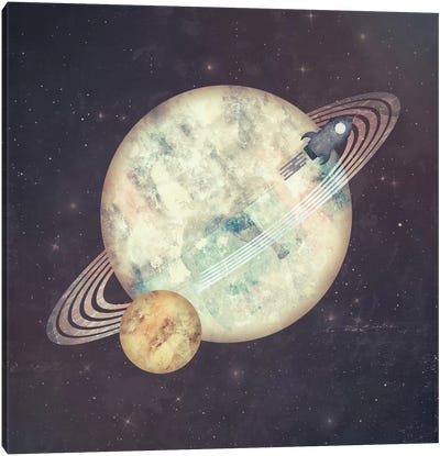 Exodus Canvas Art Print - Saturn