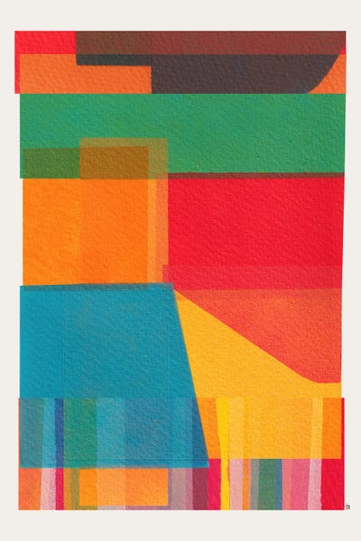 Prisma by Tracie Andrews framed canvas print